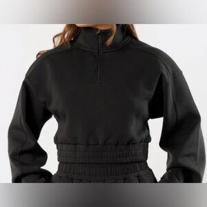 Paragon Fitwear AirFit Half Zip Sweatshirt in Black Size S